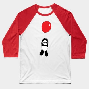 Panda with Balloon Baseball T-Shirt